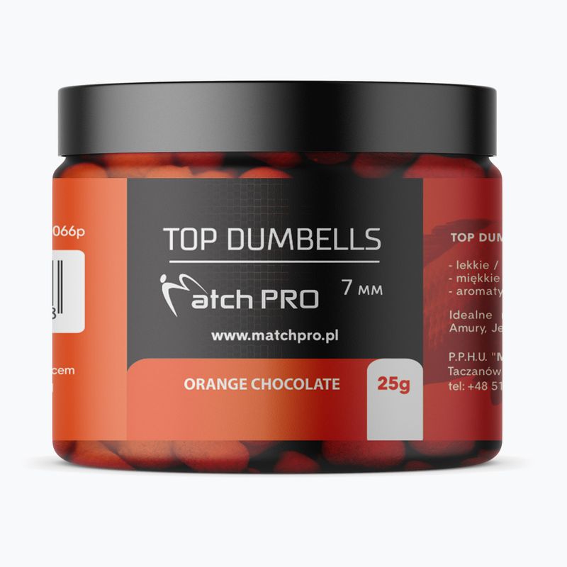 MatchPro Top Chocolate Orange 7 mm hanteliukas su kabliuku 979237