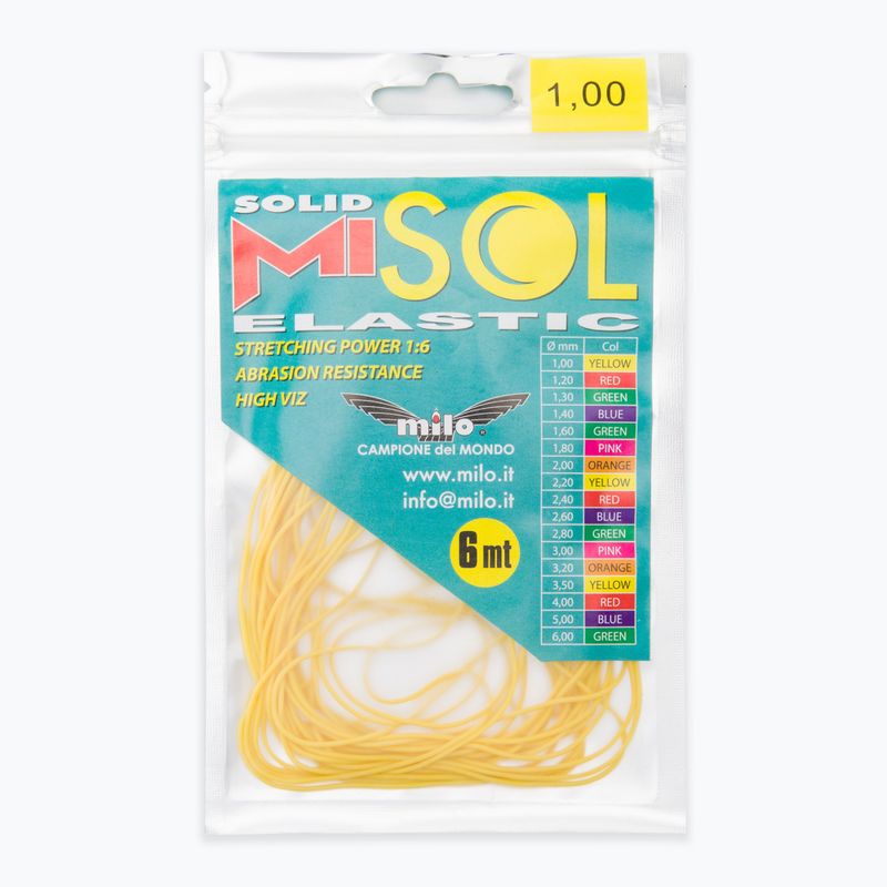 Milo Elastico Misol Solid 6 m geltonos spalvos 606VV0097 D22 stulpo amortizatorius