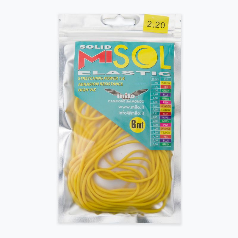 Milo Elastico Misol Solid 6 m geltonos spalvos 606VV0097 D39 stulpo amortizatorius