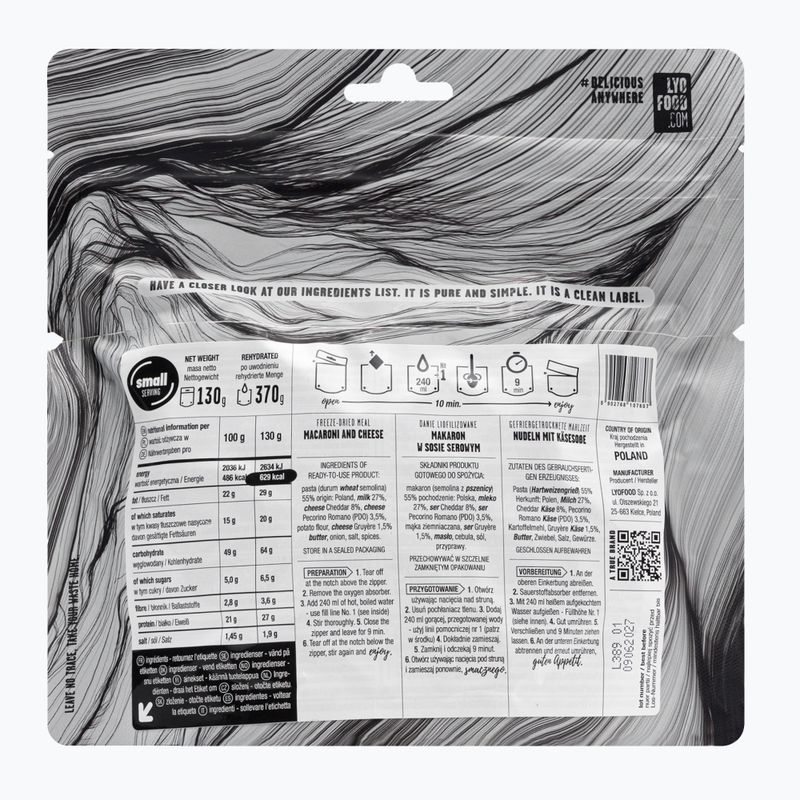 Liofilizuotas maistas LYOFOOD Mac & Cheese LF-7807 2