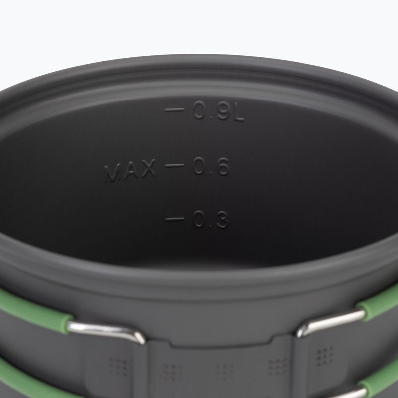 Turistinių indų rinkinys Rockland Travel Duo Anodized grey/green 5