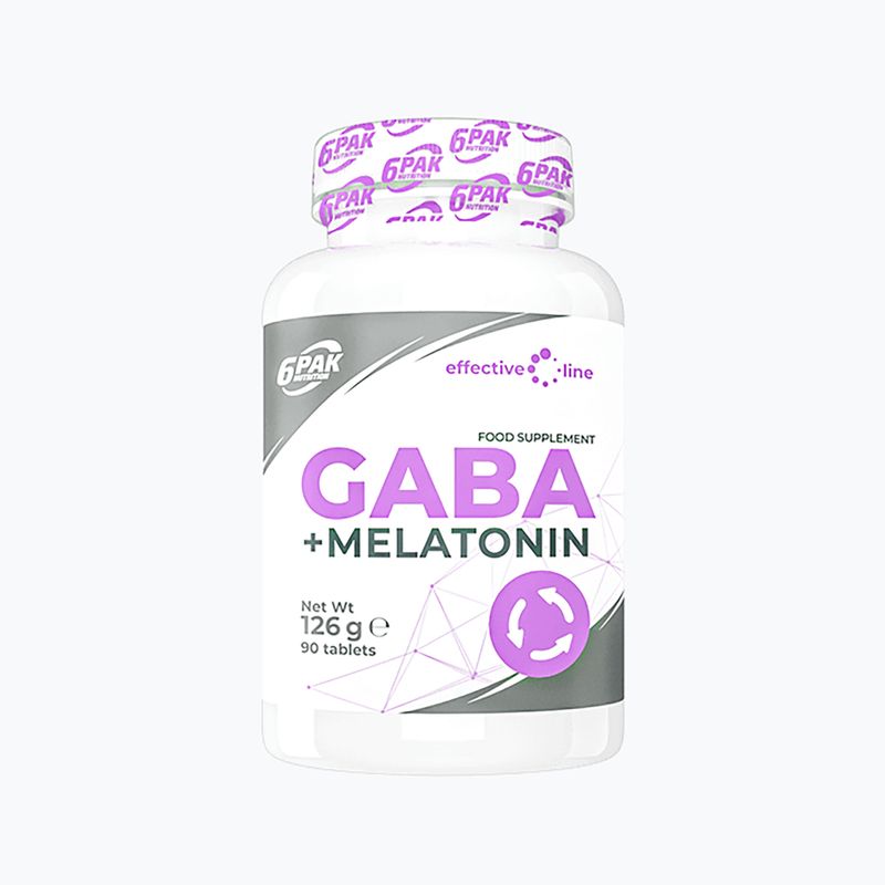 Melatoninas 6PAK EL GABA Melatoninas 90 tablečių