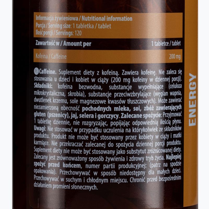 Kofeino esencija 200mg 120 tablečių ESS/004 2