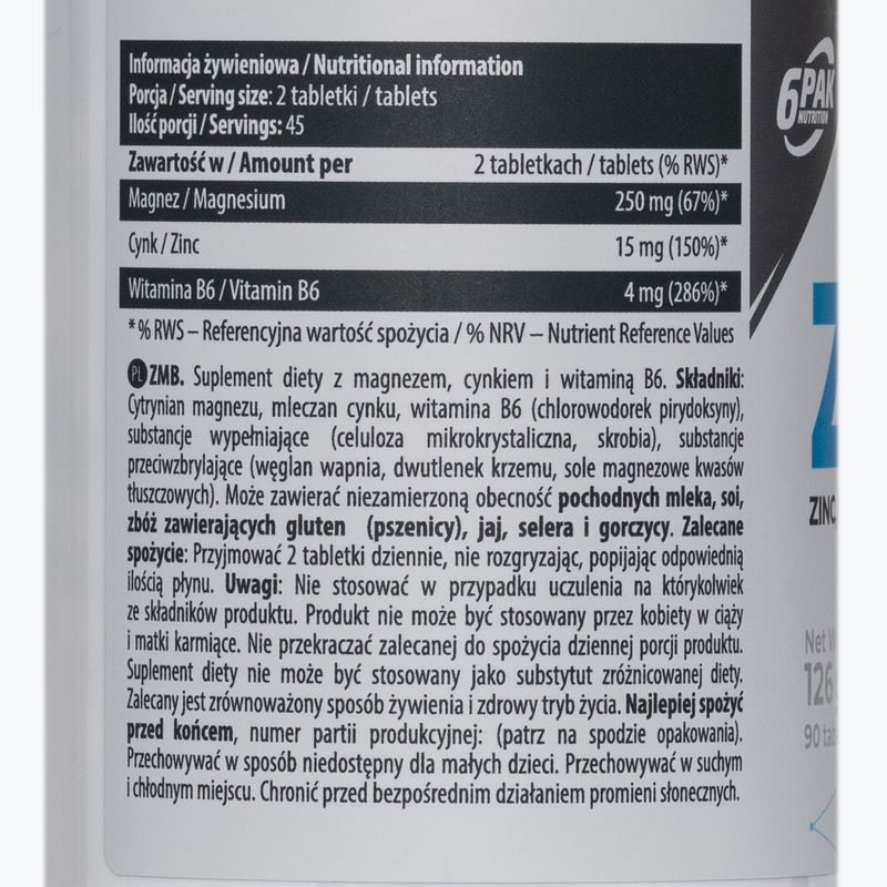 B6 + magnis + cinkas 6PAK EL ZMB 90 tablečių 2