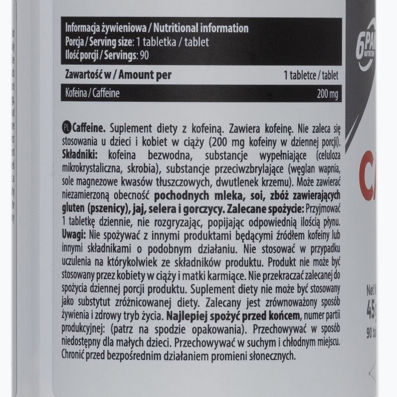 6PAK EL Kofeinas 90 tablečių 2