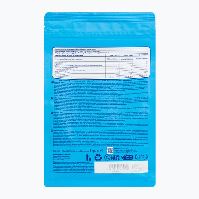 Angliavandeniai 6PAK Carbo Pak 1000 g Citrina 2