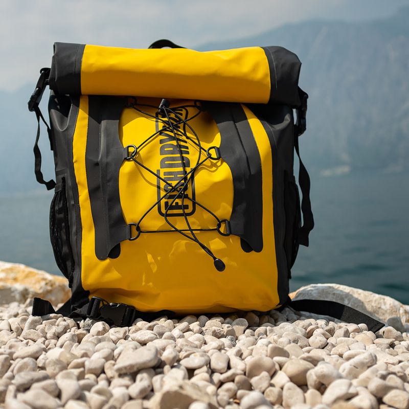 FishDryPack Explorer 40l yellow FDP-EXPLORER40 vandeniui atspari kuprinė 8