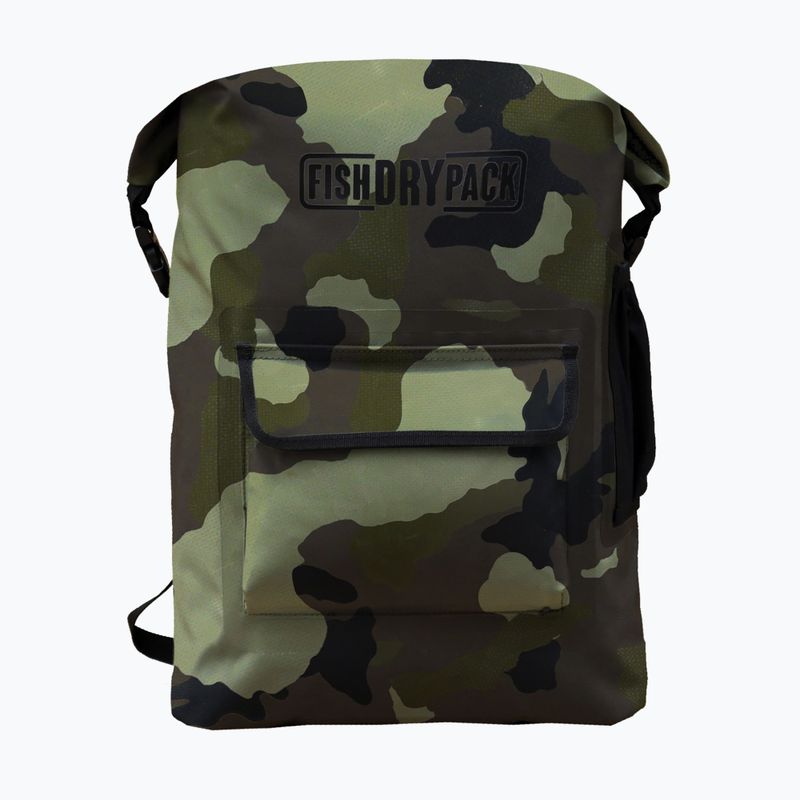 Atsparus vandeniui kuprinė FishDryPack Drifter 18 l kamufliažas