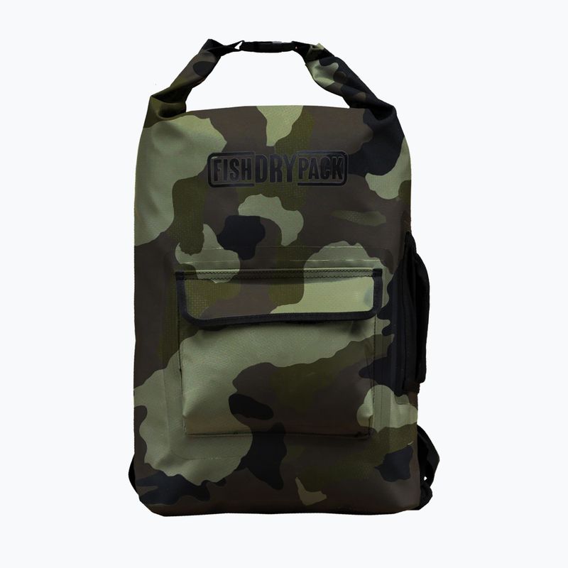 Atsparus vandeniui kuprinė FishDryPack Drifter 18 l kamufliažas 2