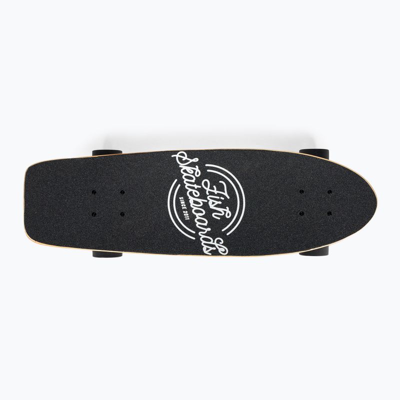 Fish Skateboards Alaia cruiser riedlentė juoda CR-ALA-SIL-BLA 4