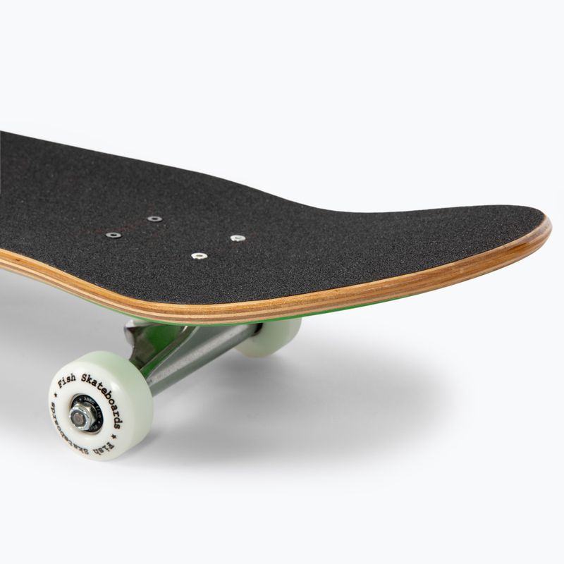 Fish Skateboards Emma Beginner 8.0 žalia klasikinė riedlentė 7