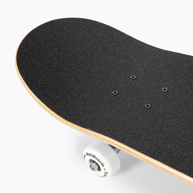 Fish Skateboards Zack Pradedančiųjų klasikinė riedlentė 8.0' mėlyna SKATE-ZAC-SIL-WHI 7