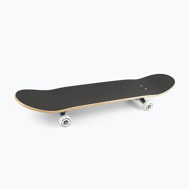 Fish Skateboards Zack Pradedančiųjų klasikinė riedlentė 8.0' mėlyna SKATE-ZAC-SIL-WHI 10