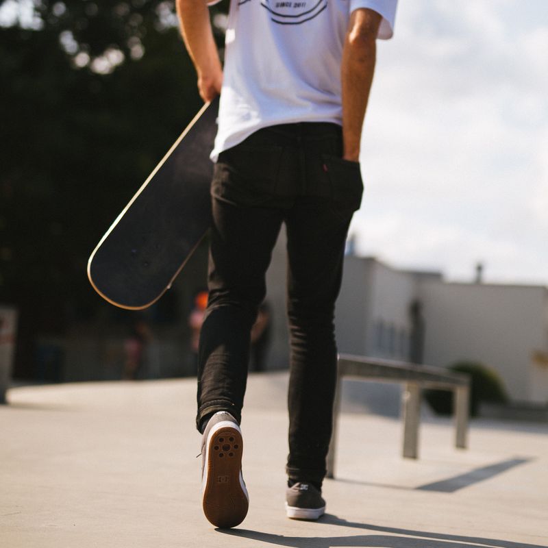 Fish Skateboards Mason Pradedančiųjų klasikinė riedlentė 8.0, geltona 10