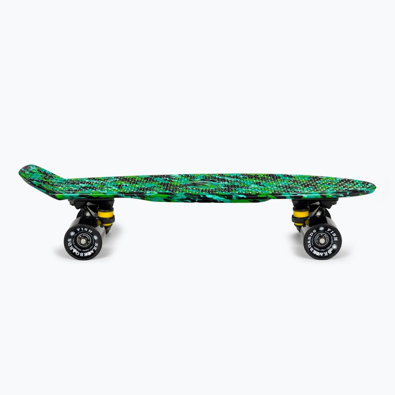 Fish Skateboards Print Camo green FS-FB-CAM-BLA-BLA riedlentė 2