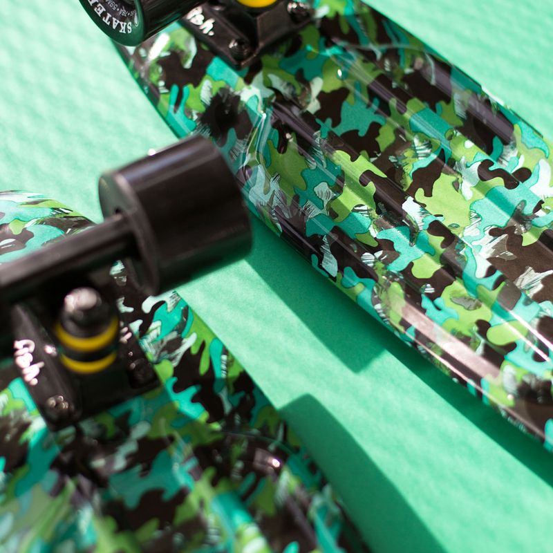 Fish Skateboards Print Camo green FS-FB-CAM-BLA-BLA riedlentė 11