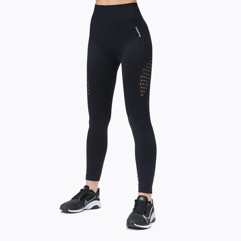 Moteriškos Carpatree Phase Seamless Leggings juodos spalvos CP-PSL-B