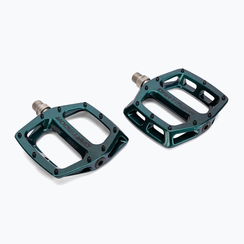 Dartmoor Vibe Pro teal green dviračių pedalai 2