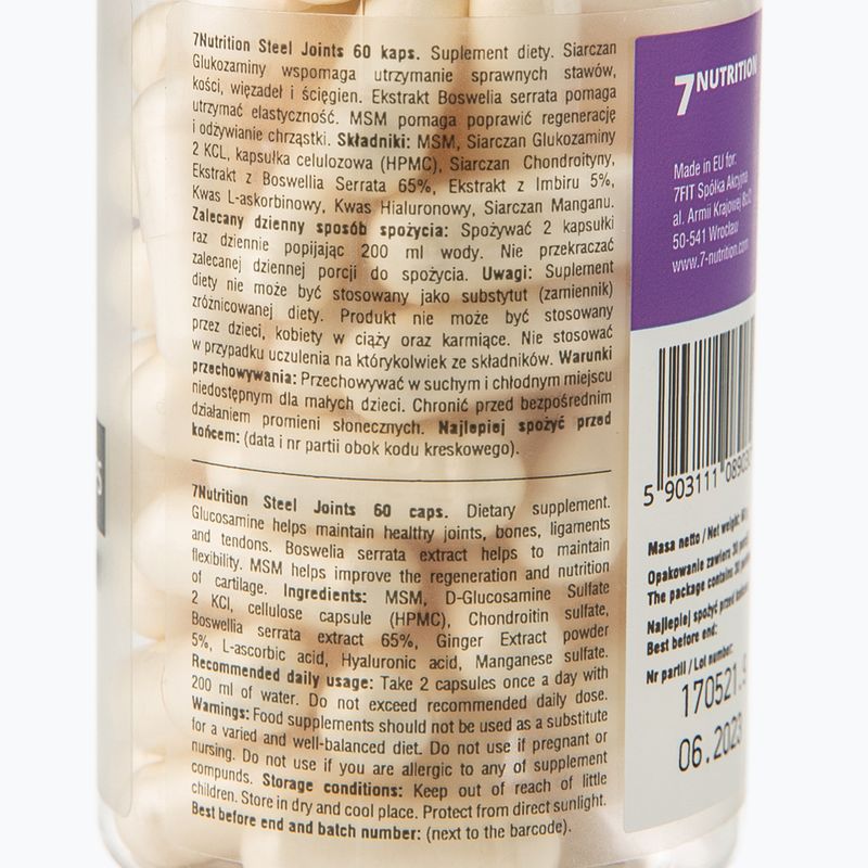 7Nutrition Plieniniai sąnariai 60 kapsulių 2