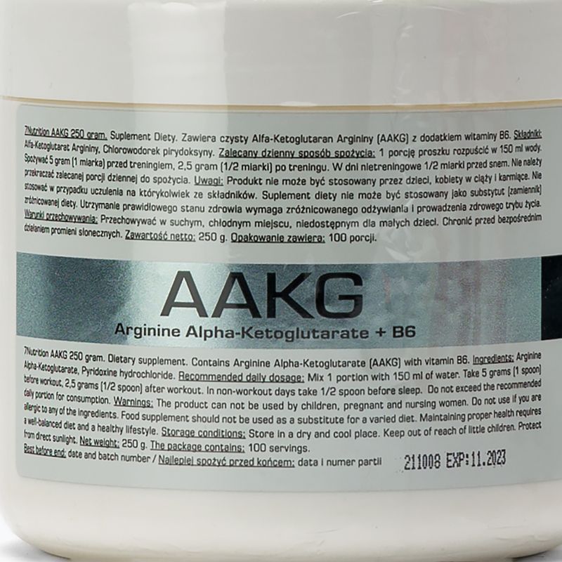 Prieš treniruotę 7Nutrition AAKG 250 g 2