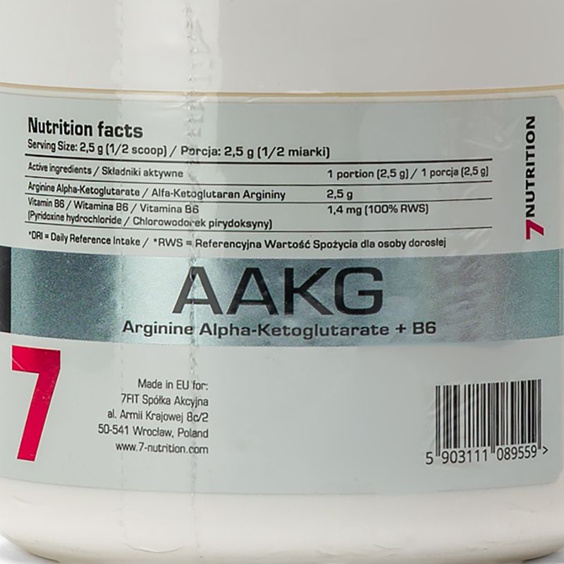 Prieš treniruotę 7Nutrition AAKG 250 g 3