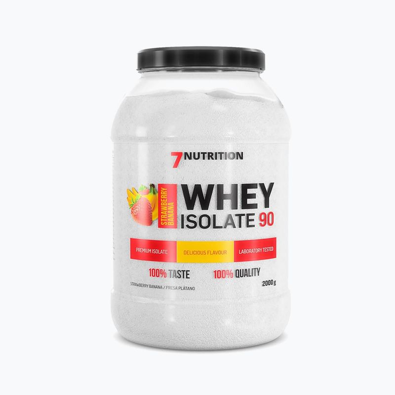 Išrūgų 7Nutrition Izolatas 90 500 g Braškių bananas 4
