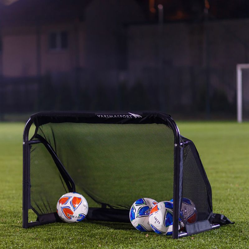 Yakimasport GIZA futbolo vartai 120 x 80 cm juodi 100281 4