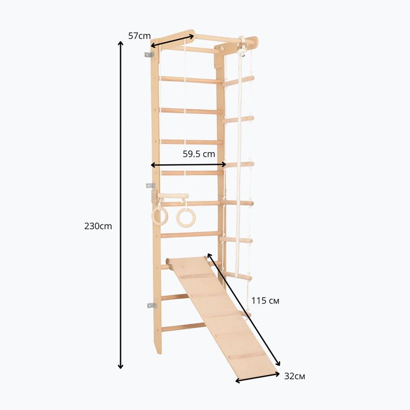 Gimnastikos kopėčios RINAGYM SPR B+SLIDE 6