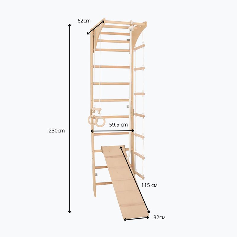 Gimnastikos kopėčios RINAGYM SPR C+SLIDE 6
