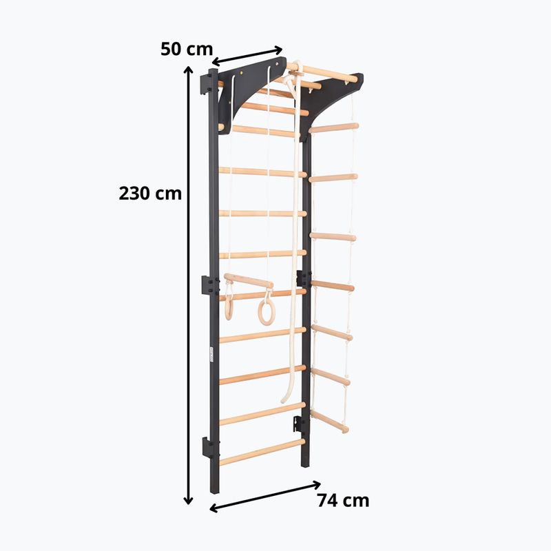 Gimnastikos kopetėlės RINAGYM Steel Kom 2 graphit 6