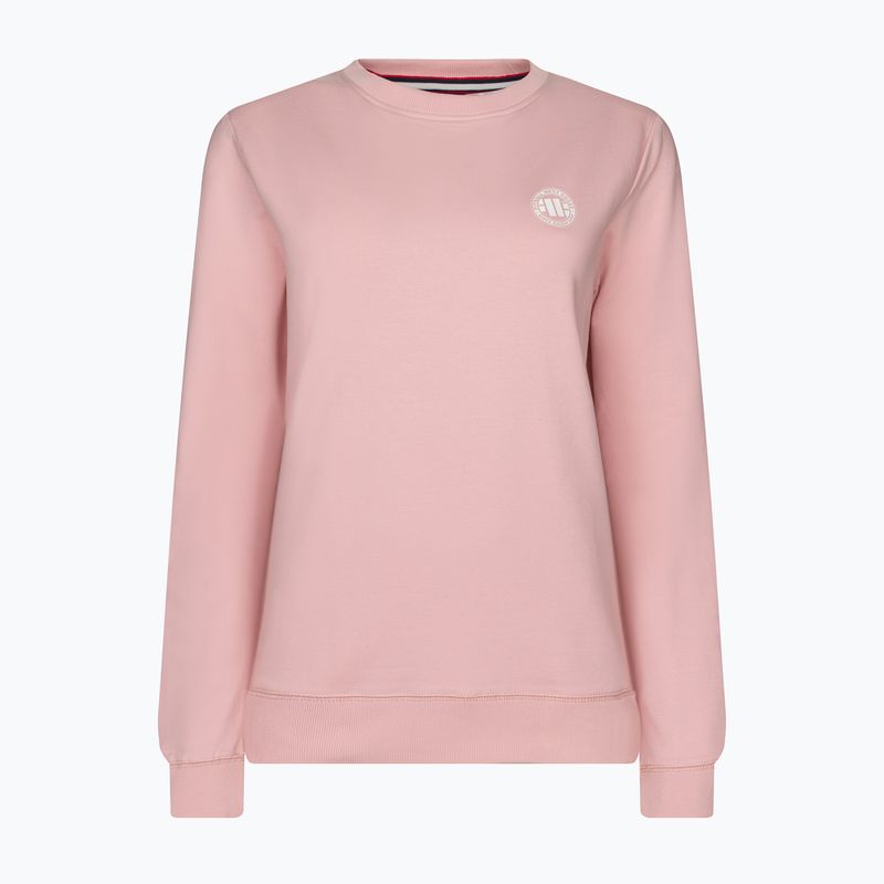 Moteriški Pitbull West Coast Crewneck F.Terry 'Small Logo' džemperiai pudros rožinės spalvos