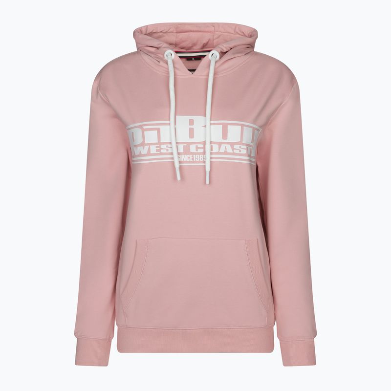 Pitbull West Coast Moteriškas džemperis su gobtuvu F.Terry 'Boxing' powder pink