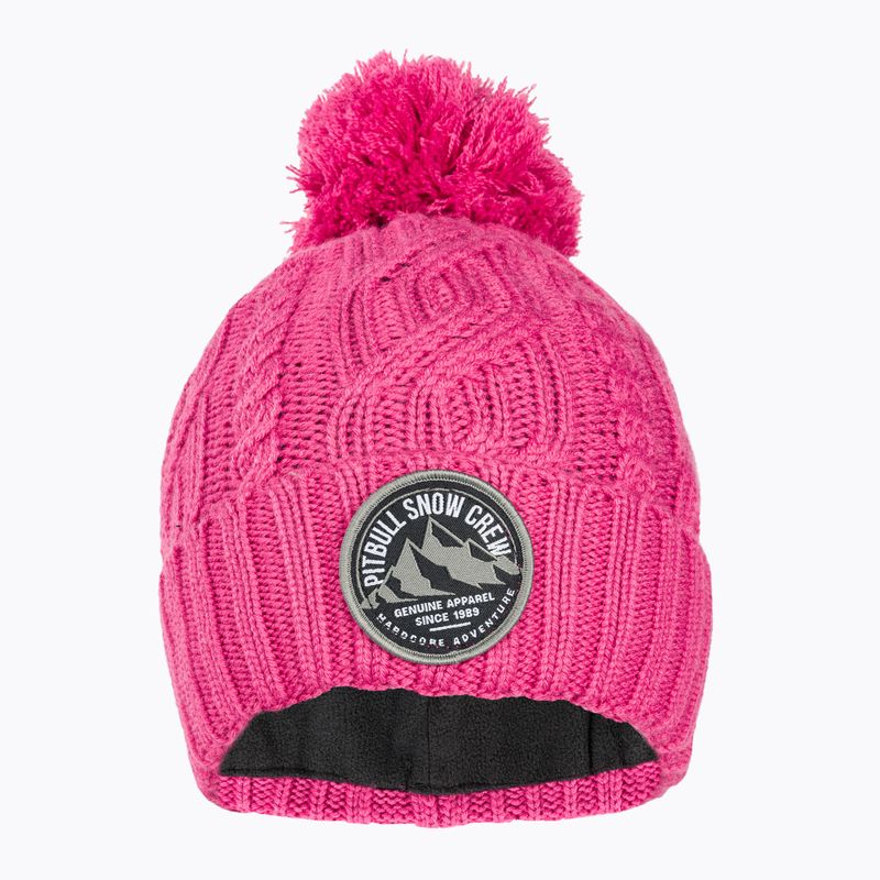 Žieminė kepurė Pitbull West Coast Beanie Snow Crew pink 2