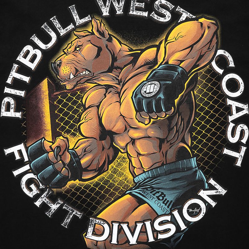 Pitbull West Coast vyriški marškinėliai Fight Club juodi 5