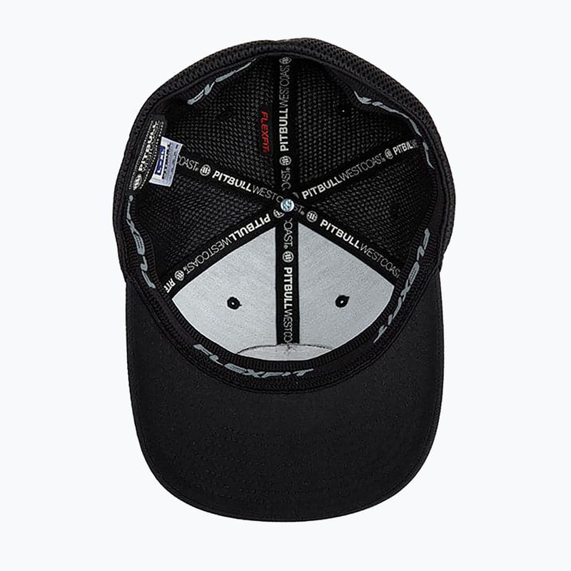 Vyriška kepuraitė su snapeliu Pitbull West Coast Mesh Full Cap California Dog black 4
