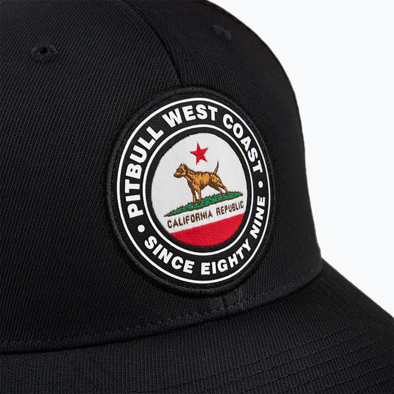 Vyriška kepuraitė su snapeliu Pitbull West Coast Mesh Full Cap California Dog black 5
