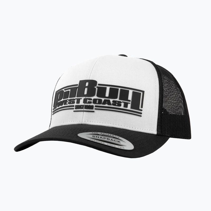 Žieminė kepurė Pitbull Classic Boxing white/black