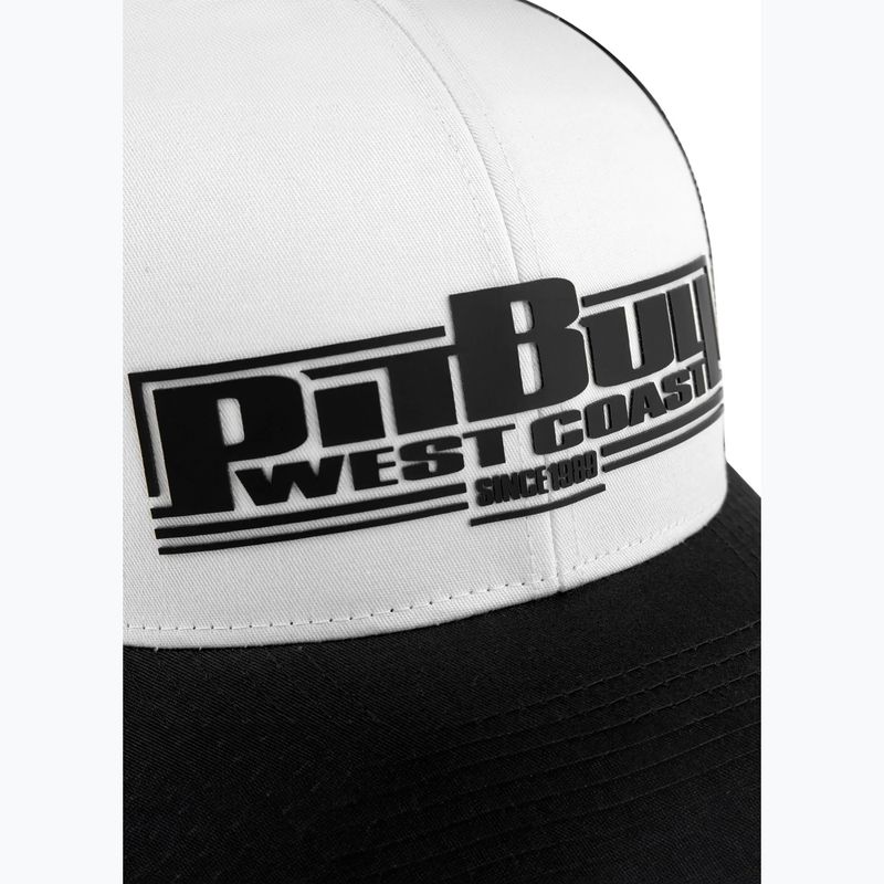 Pitbull Classic Boxing žieminė kepurė balta/juoda 4