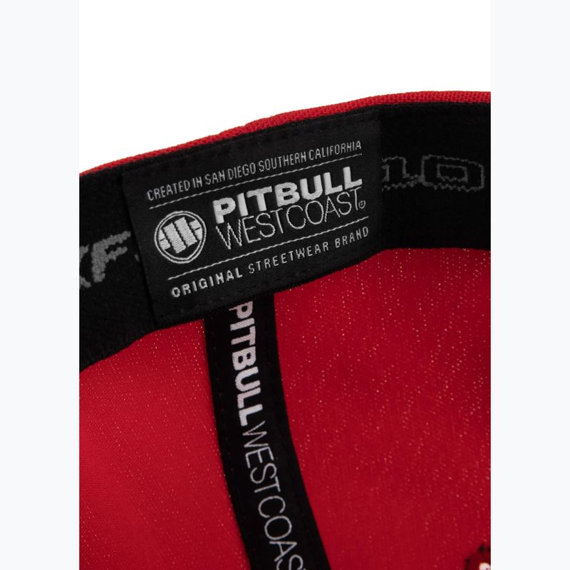 Kepuraitė su snapeliu Pitbull Snapback Seascape red 6