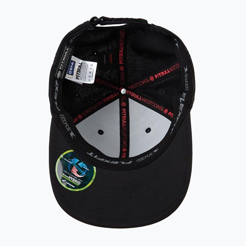 Vyriška kepurė Pitbull West Coast Snapback Seascape black/red print 4