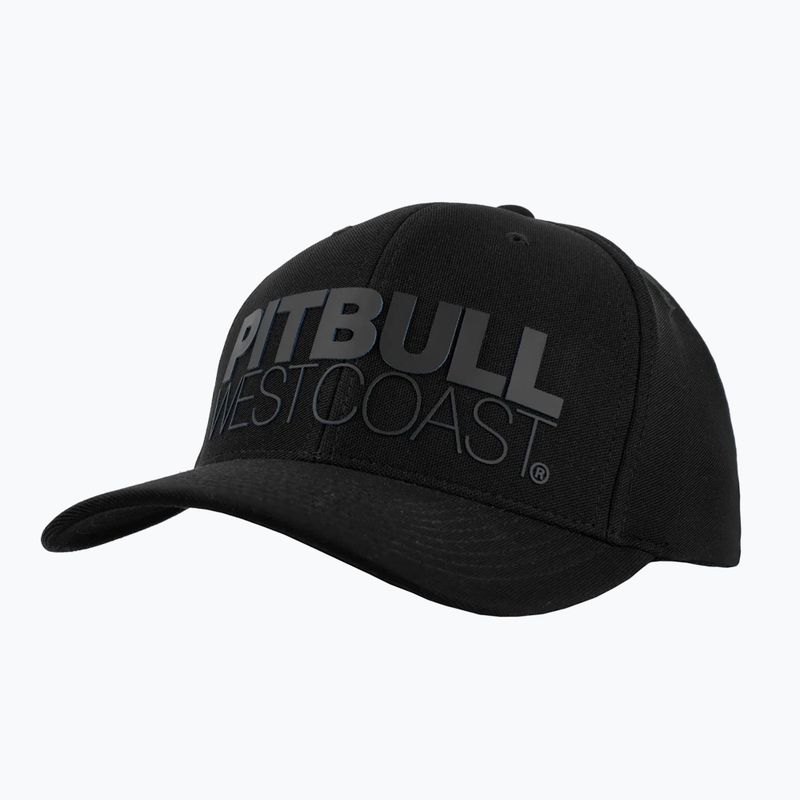Kepuraitė su snapeliu Pitbull Snapback Seascape black/red print
