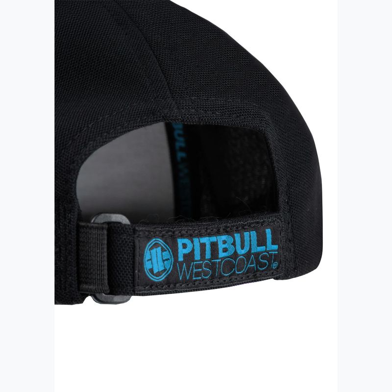 Kepuraitė su snapeliu Pitbull Snapback Seascape black/red print 5