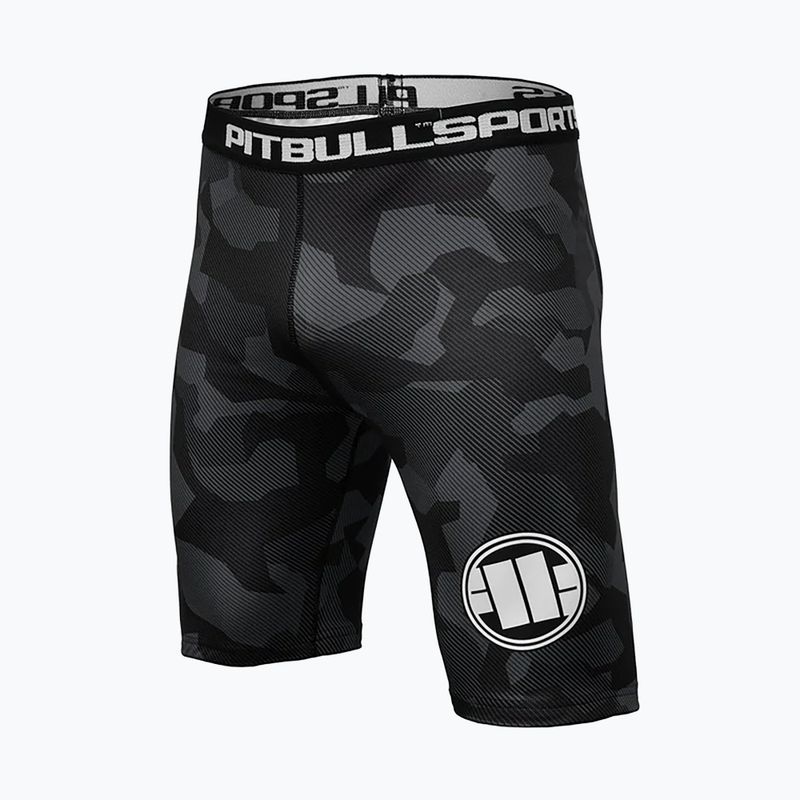 Vyriški suspaudimo šortai Pitbull West Coast Shorts Dillard grey camo