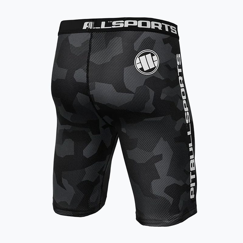 Vyriški suspaudimo šortai Pitbull West Coast Shorts Dillard grey camo 2