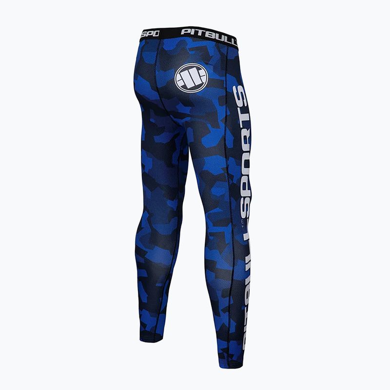 Pitbull West Coast vyriškos kelnės Compr Pants Dillard blue camo 2