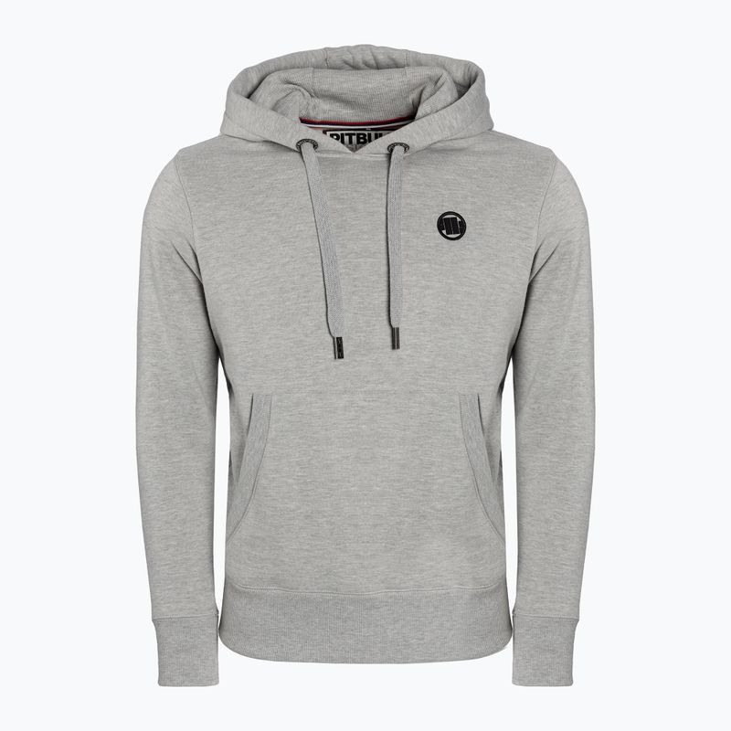 Vyriškas džemperis Pitbull West Coast Hooded Small Logo 21 pilka/melsva