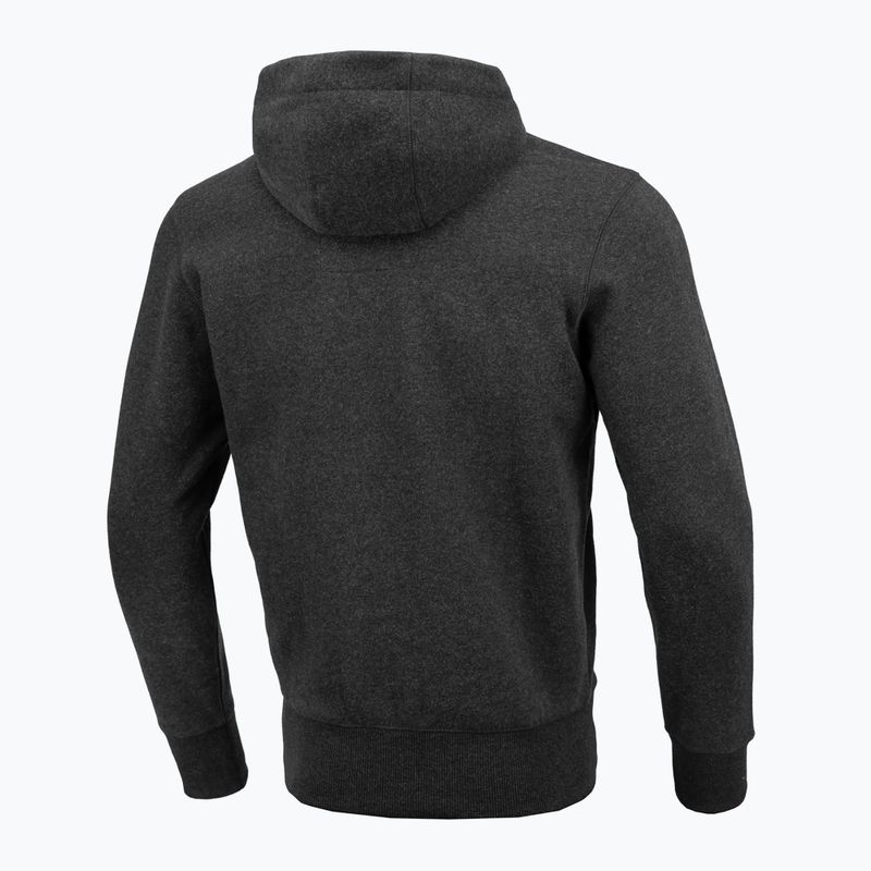 Vyriškas megztinis su gobtuvu Pitbull West Coast Small Logo 21 charcoal melange 2