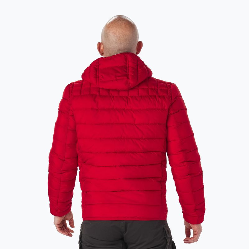 Vyriška žieminė striukė Pitbull West Coast Padded Hooded Seacoast raudona 2
