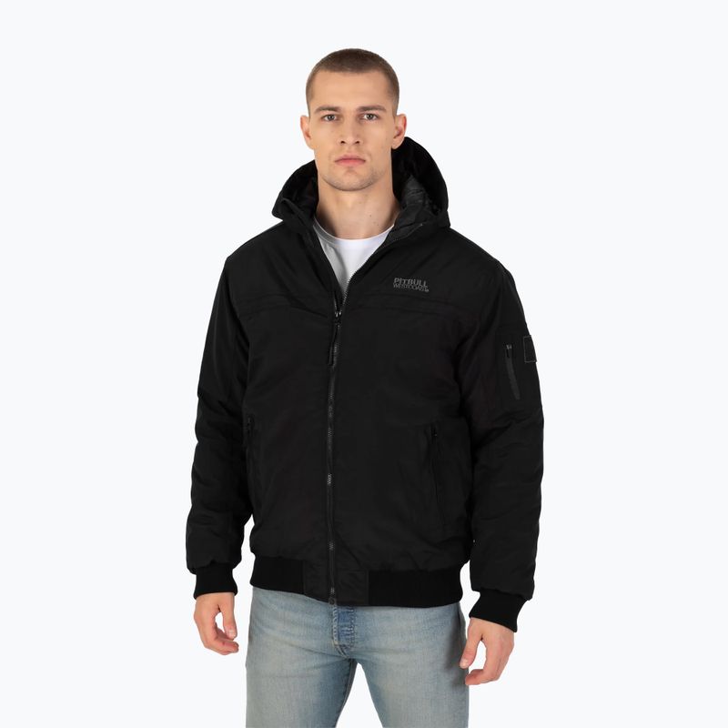 Vyriška žieminė striukė Pitbull West Coast Hooded Balboa 2 black