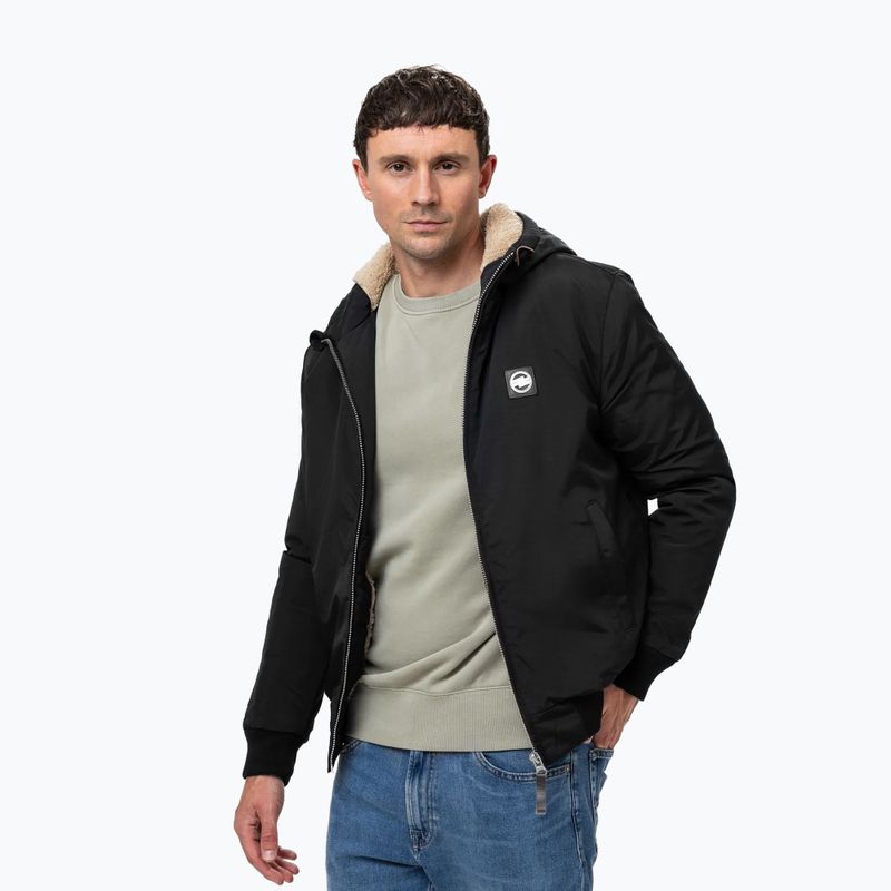 Vyriška žieminė striukė Pitbull Sherpa Hooded black 4